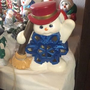 Handmade Ceramic Snowman